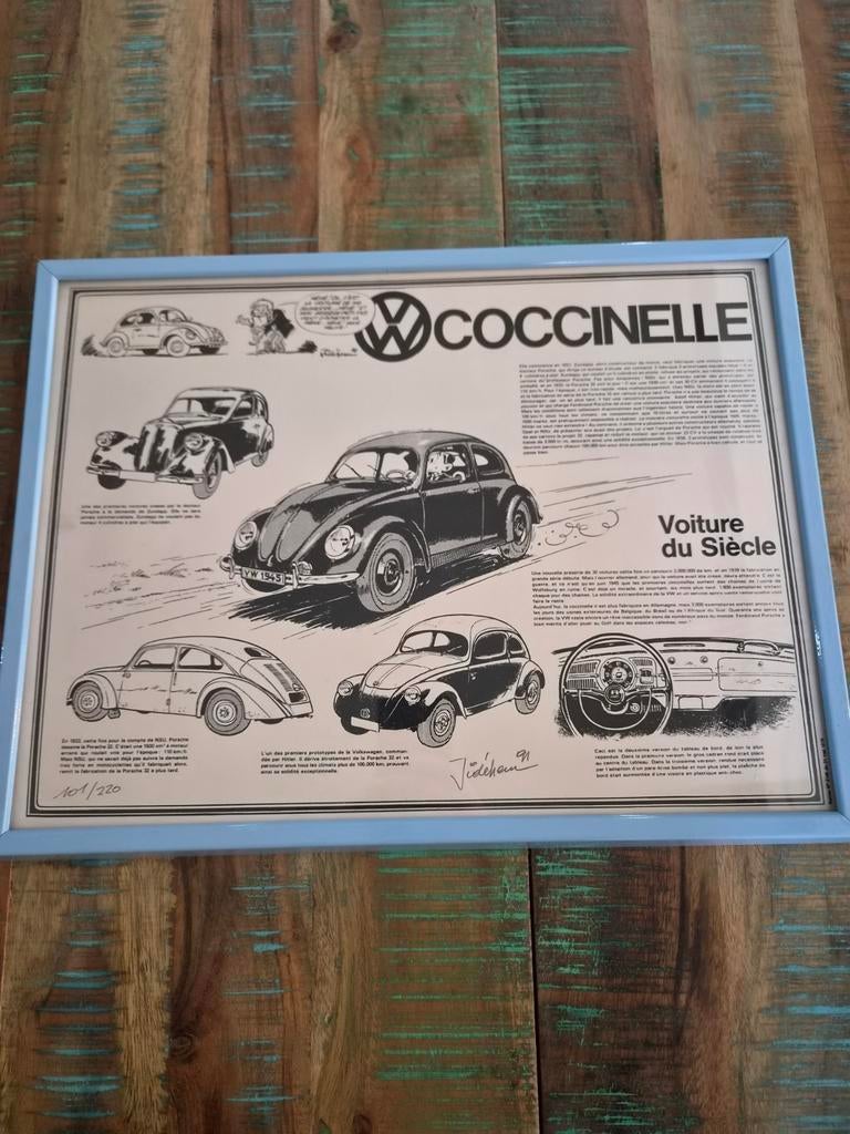 Kader VW 101/220 gesigneerd 1979, Ophalen
