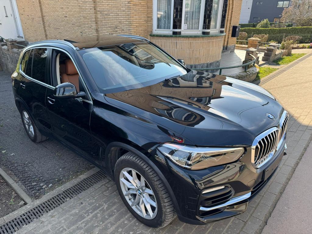 BMW X5 45E 2020 160.000km 35000€, Auto's, BMW, Zwart, Leder, Bruin, SUV of Terreinwagen