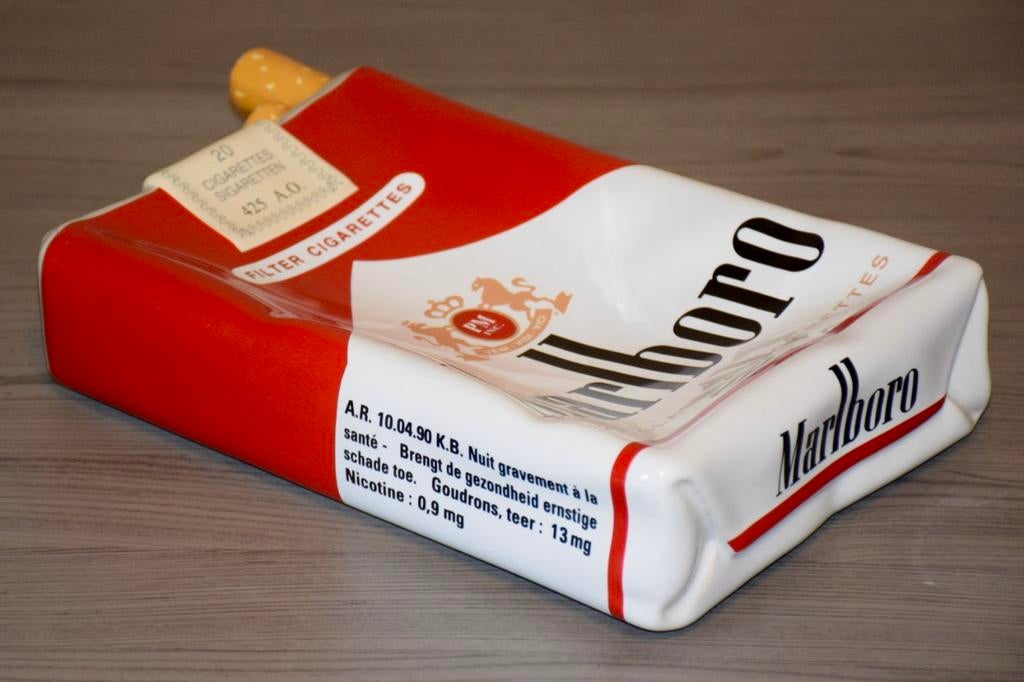 Vintage Marlboro Beeld — 32,5 cm — Uniek Collector Item, Verzamelen, Ophalen, Zo goed als nieuw