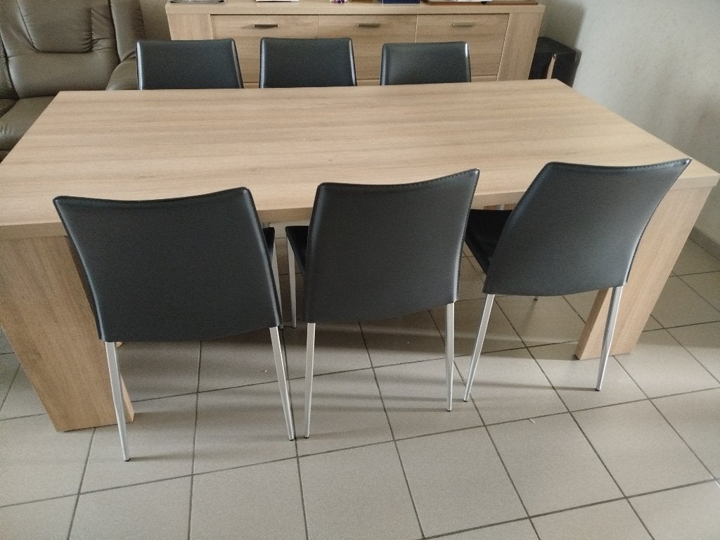 Eetkamer, Huis en Inrichting, Complete eetkamers, Ophalen, Zo goed als nieuw, Modern, 4 tot 6 stoelen