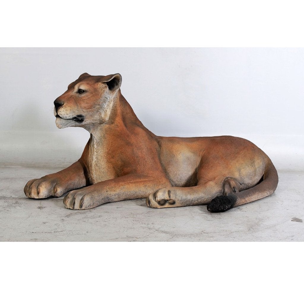Lioness Lying Down – Leeuw beeld Lengte 145 cm, Ophalen, Nieuw