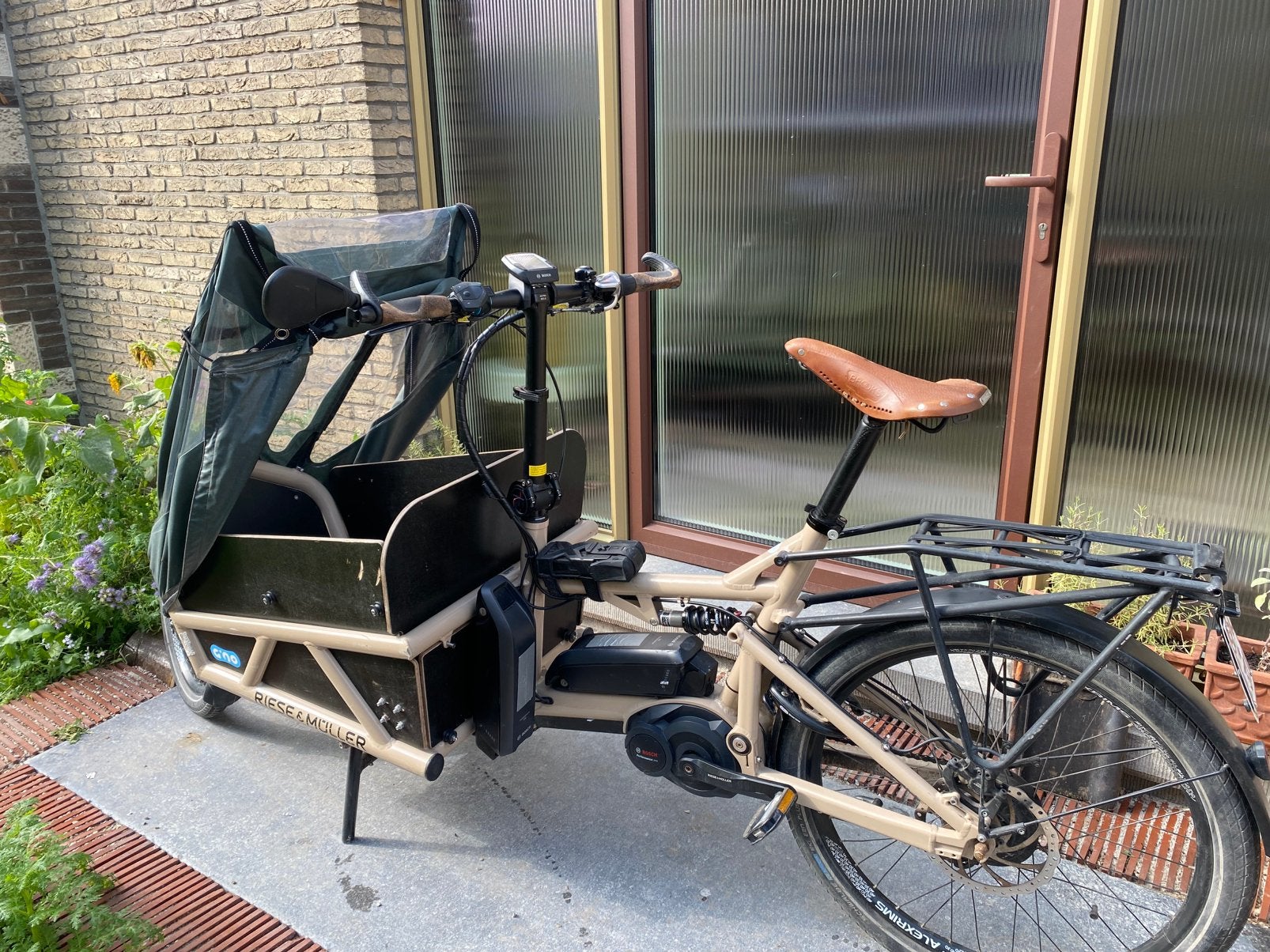 Riese & Müller Load NuVinci HS – 2 Bosch PowerPack 500, Ophalen, Gebruikt, 2 kinderen, Overige merken