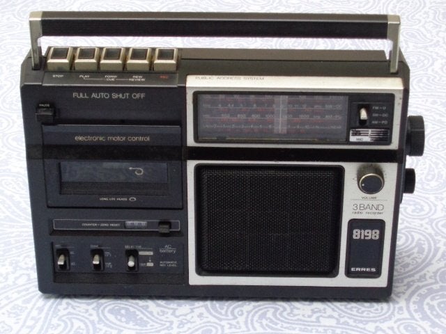 Radio vintage ERRES (Philips) Type SX 8198/14R (3 bandes), Enlèvement ou Envoi, Utilisé, Radio