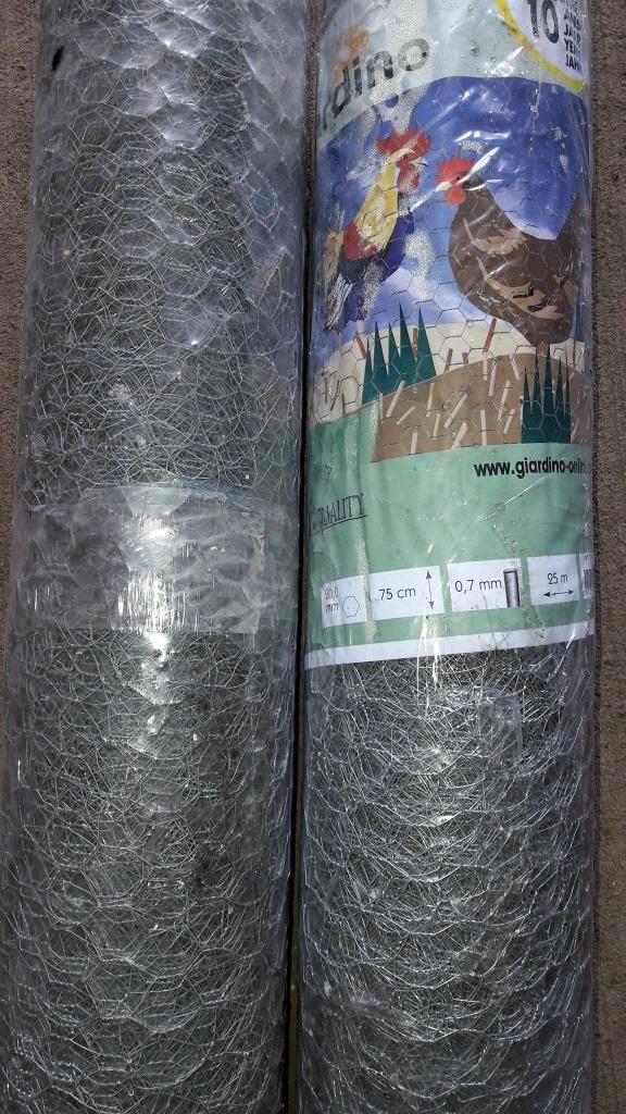 Superpromo! Nieuwe rollen kippengaas 75cm x 50m van Giardino, Tuin en Terras, Gaas en Draad, Nieuw, Draad, Ophalen of Verzenden