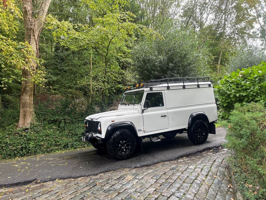Land Rover Defender 110 TD5 - Lichte vracht - 2000, Autos, Achat, 3 places, Boîte manuelle, Noir