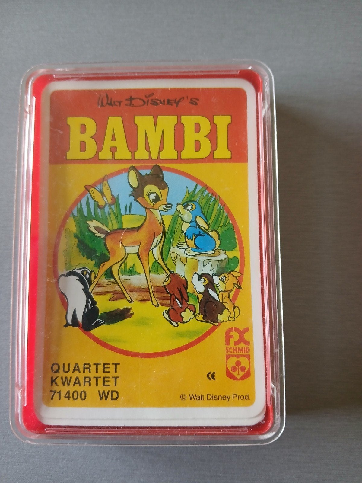 Jeu des 7 familles Bambi Schmid Walt Disney, Enlèvement ou Envoi, Bambi ou Dumbo, Comme neuf, Autres types