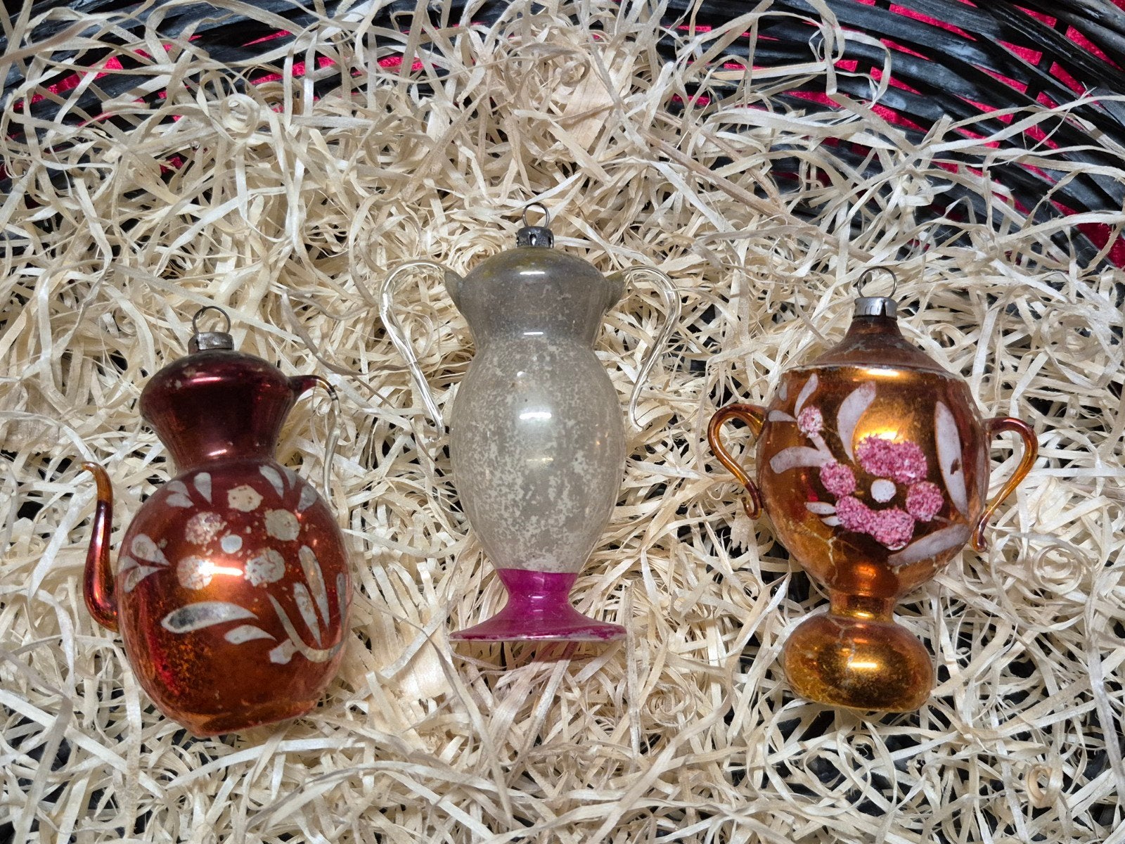 antieke kerstballen, Diversen, Ophalen of Verzenden, Gebruikt