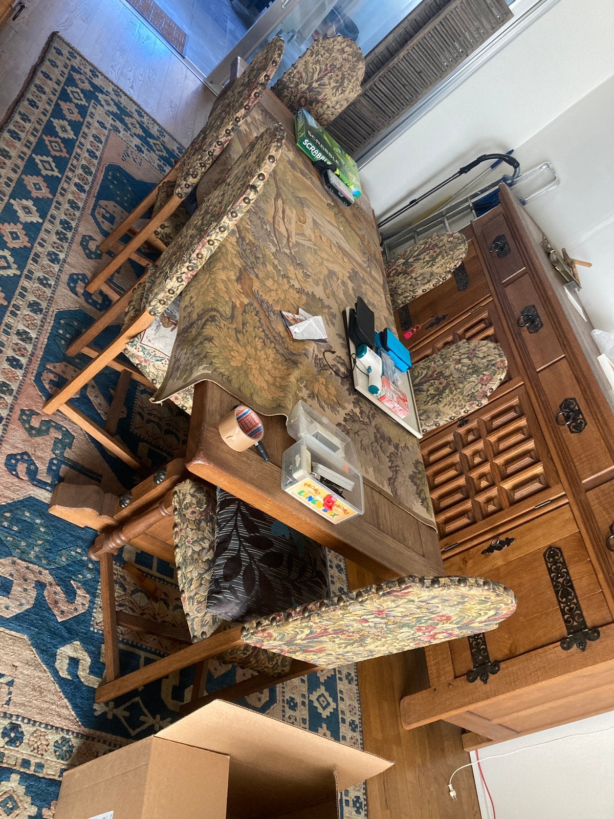 Antieke eetkamer, Huis en Inrichting, Complete eetkamers, Ophalen