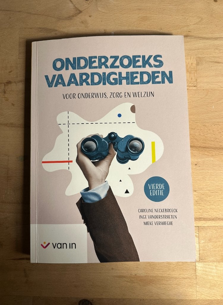 Onderzoeksvaardigheden (vierde editie), Enlèvement ou Envoi, Comme neuf, Autres matières, Caroline Neckebroeck, Inge Vanderstraeten, Mieke Verheaghen