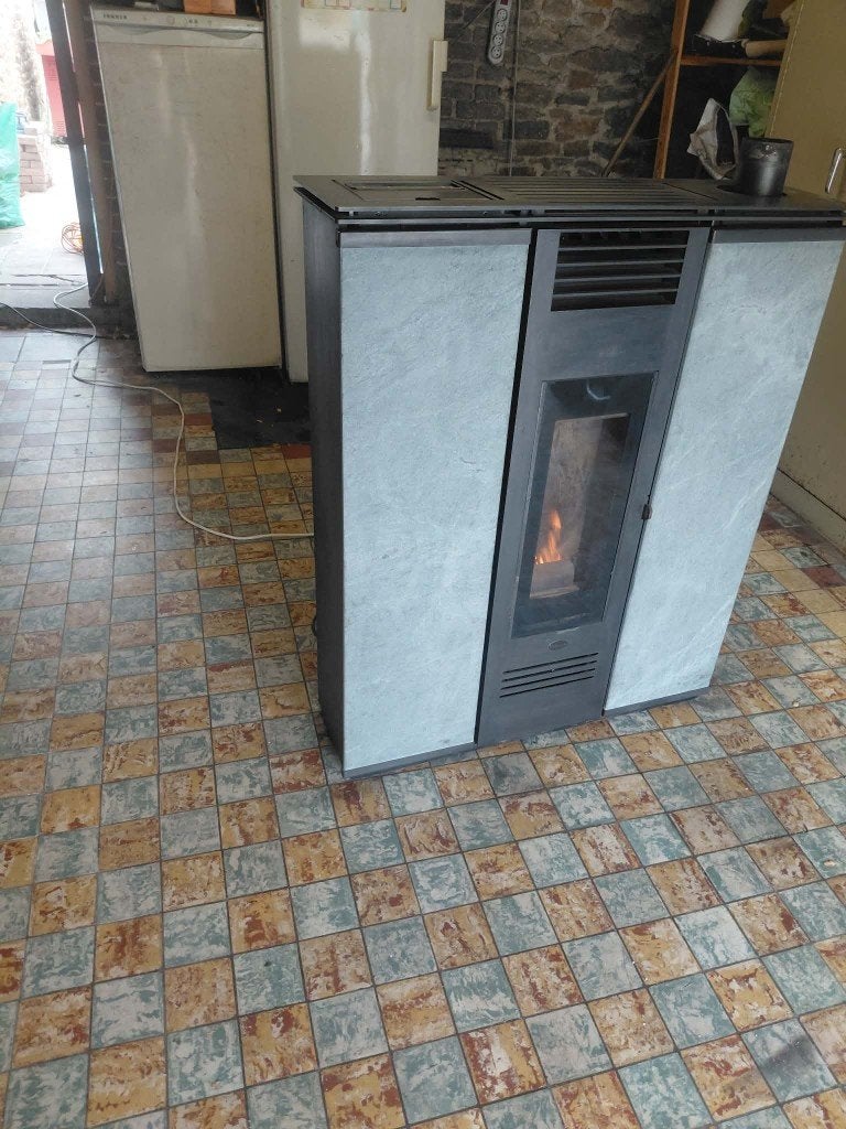 Poeles pellet, Enlèvement ou Envoi, Autres carburants, Comme neuf, Poêle à granulés