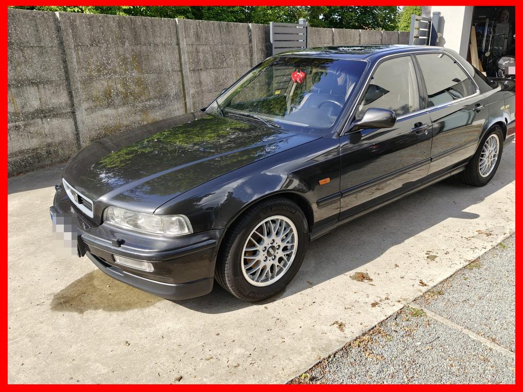 Honda Legend 3.2i V6 (1991) - 4 deurs, Autos, Cuir, Argent ou Gris, Achat, 4 portes