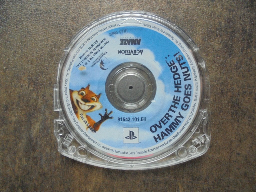 Over The Hedge Hammy Goes Nuts voor PSP (zie foto's), Games en Spelcomputers, Games | Sony PlayStation Portable, Avontuur en Actie