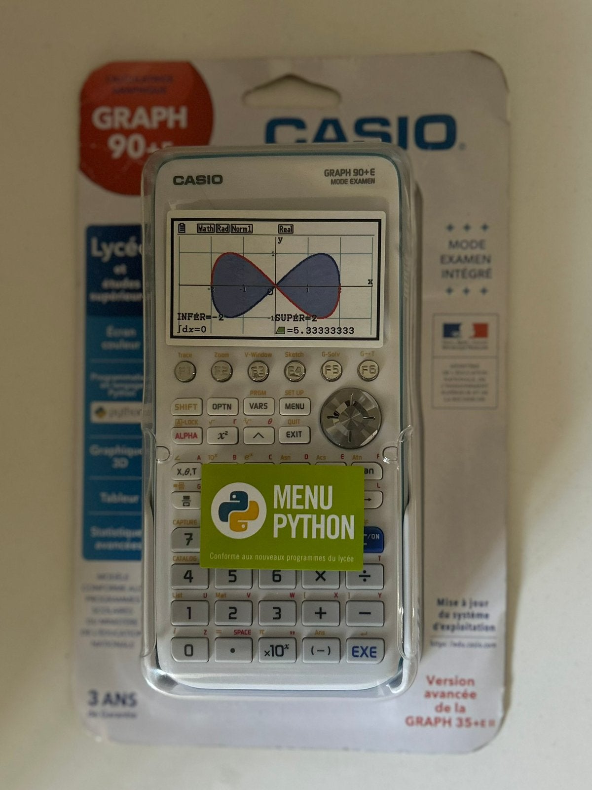 Casio Graph 90+E rekenmachine, Ophalen of Verzenden, Nieuw