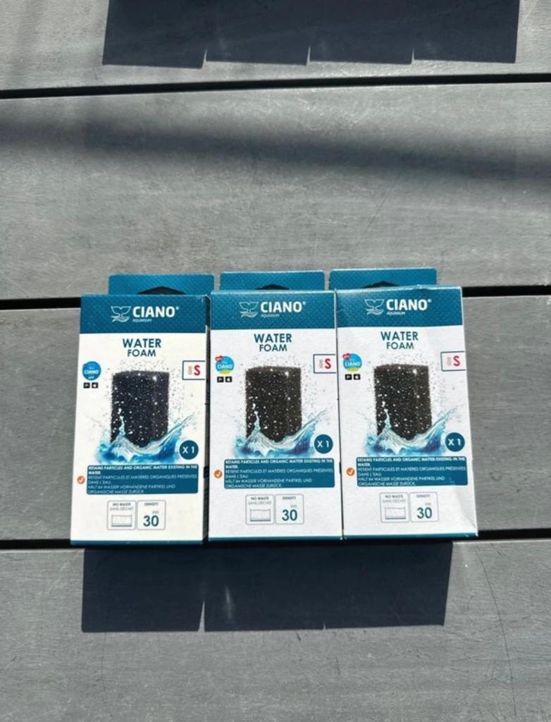 Ciano Aquarium - Water Foam ~ size S, Dieren en Toebehoren, Pomp, Nieuw, Overige merken, Ophalen of Verzenden