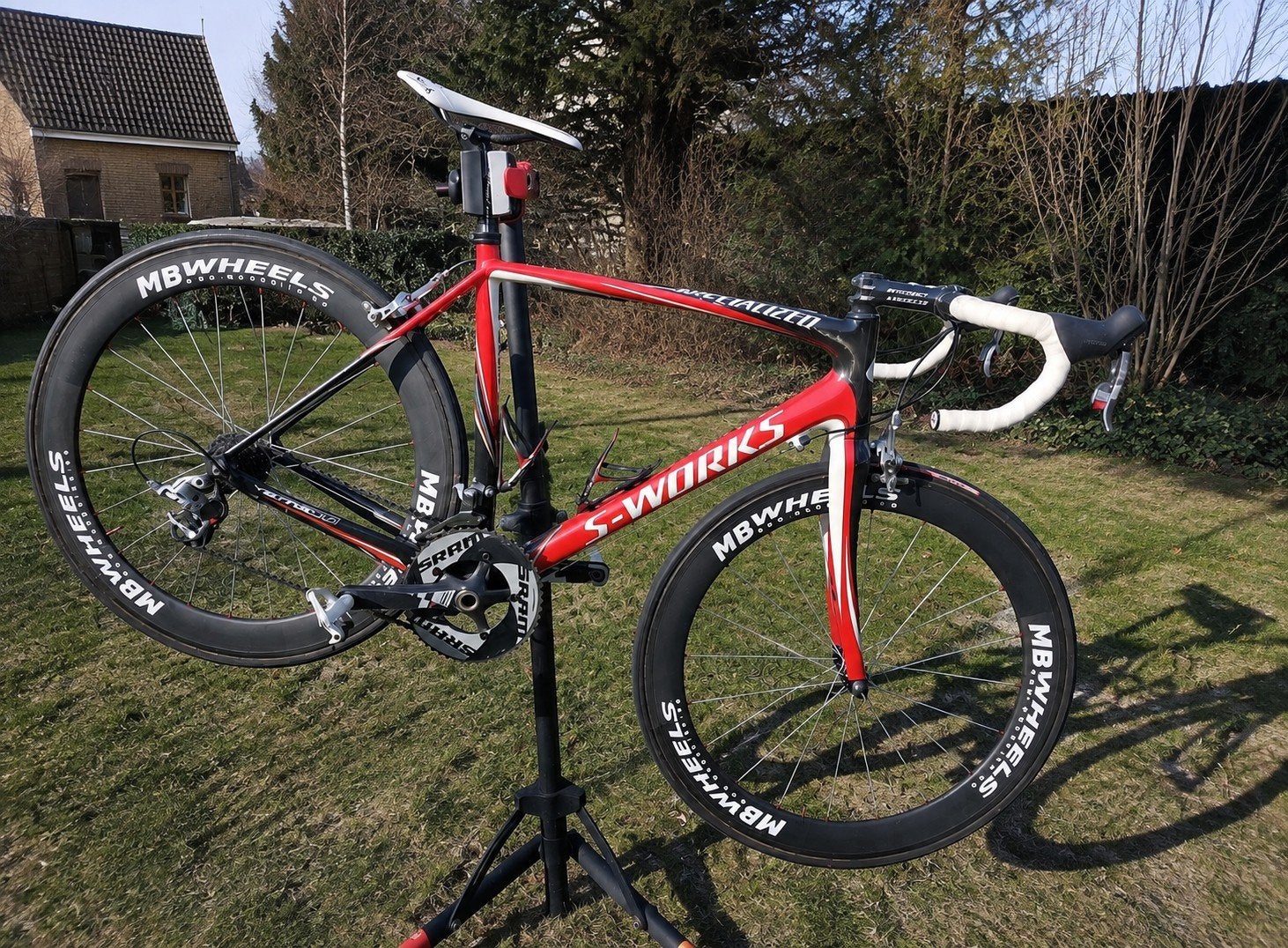 Specialized Tarmac SL3 CARBON avec 2 essieux supplémentaires, Autres marques, Frein sur jante, Enlèvement, 28 pouces