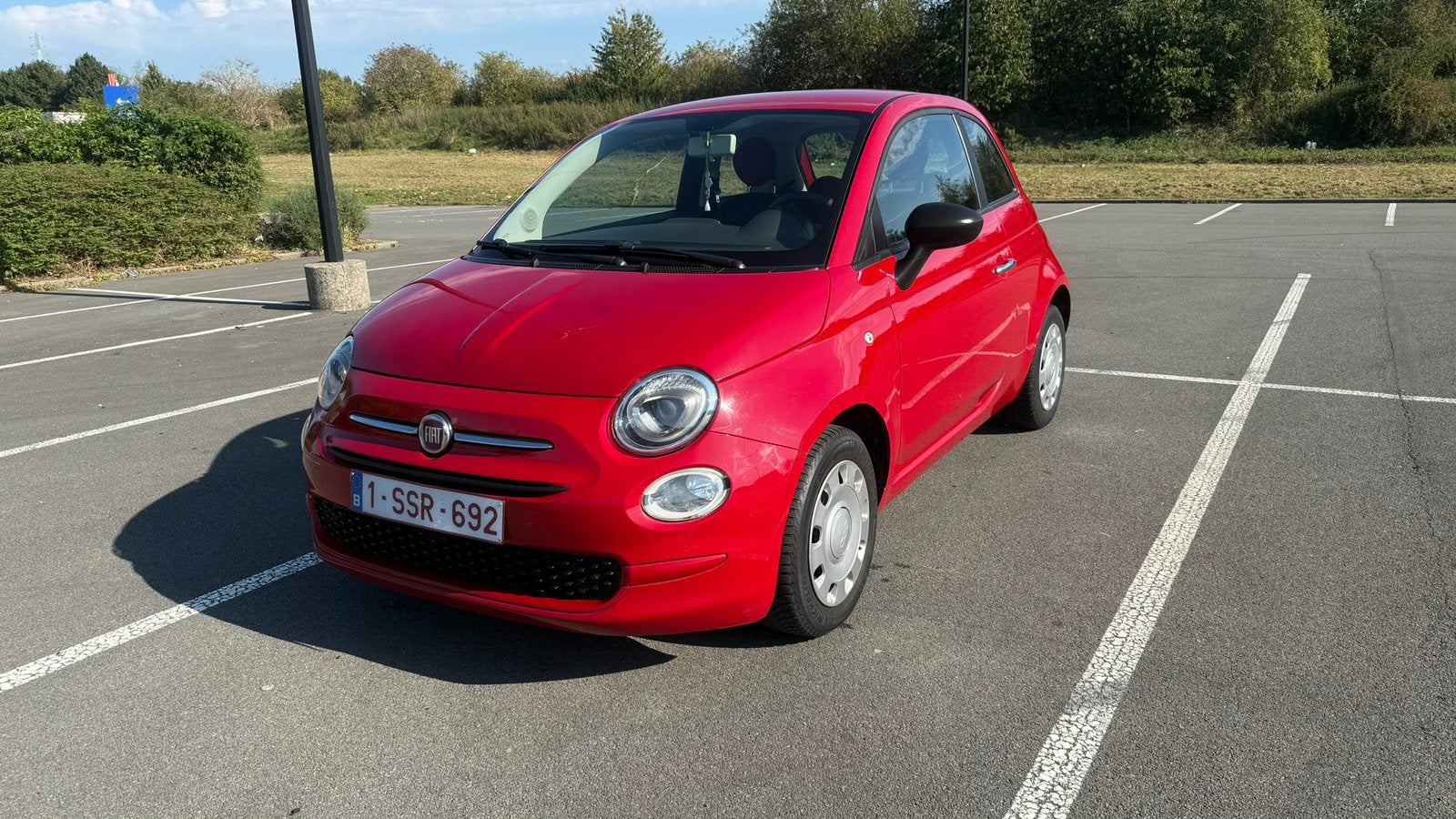Fiat 500 2018 69cv 1.2 essence, Autos, Rouge, Achat, 50 kW, Euro 6