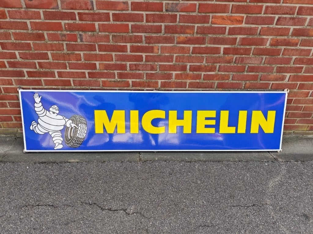 Michelin reclamebord prachtstaat, Verzamelen, Ophalen, Gebruikt, Reclamebord