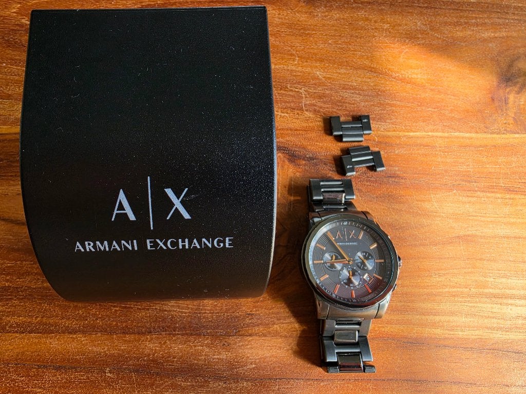 Montre Armani Exchange - Modèle AX2086, Autres marques, Enlèvement ou Envoi, Acier, Utilisé