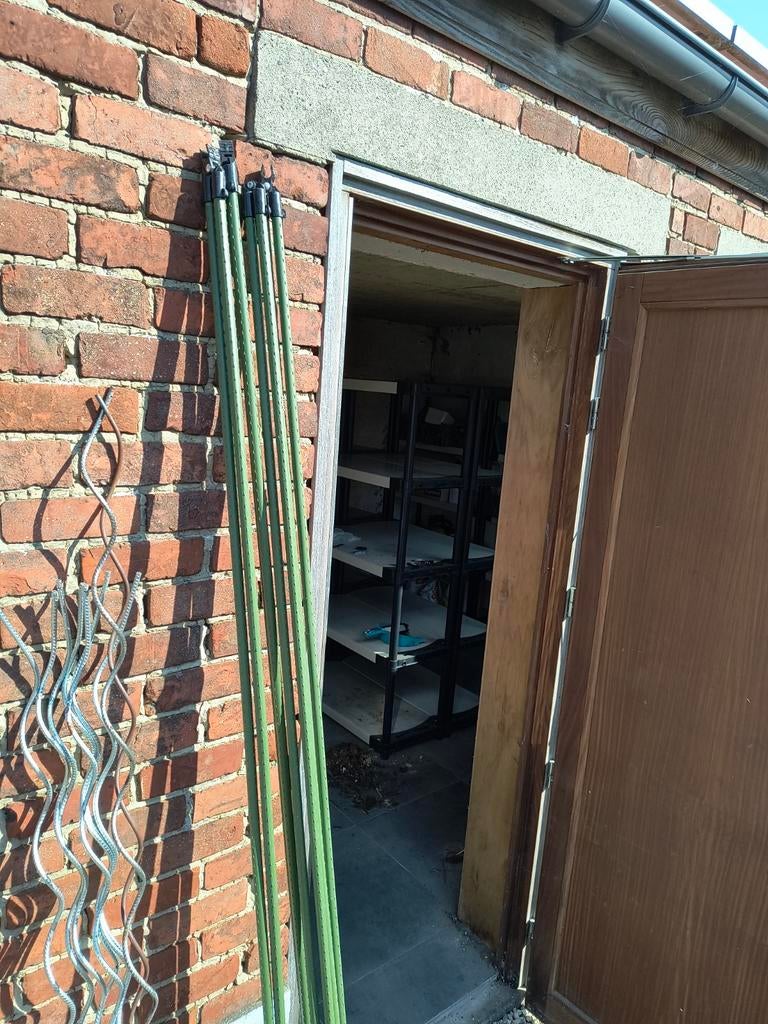 Bonenstaken harde plastic 4 stuks, Ophalen, Kunststof, Gebruikt, 100 cm of meer