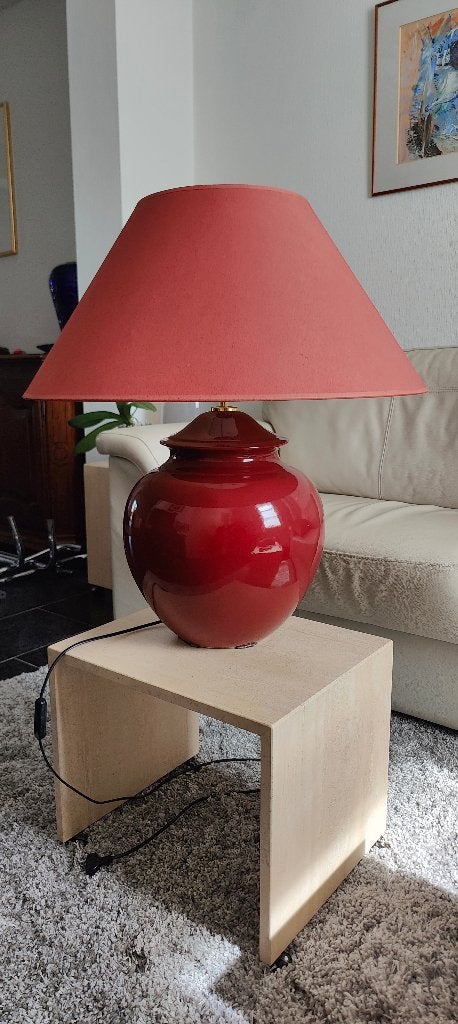 Grote lampadaire, Ophalen, Zo goed als nieuw, Keramiek, Met kap