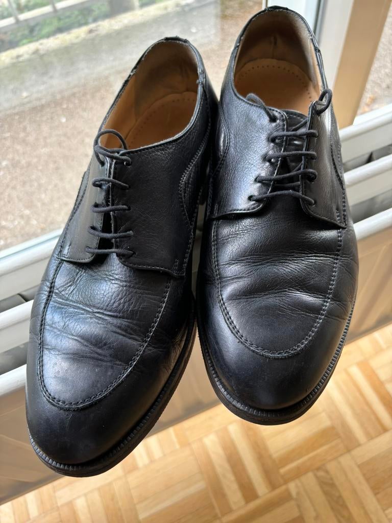 Heren schoenen, Ambiorix, maat 45,5, br 9, goede staat, Enlèvement, Porté, Noir, Chaussures à lacets