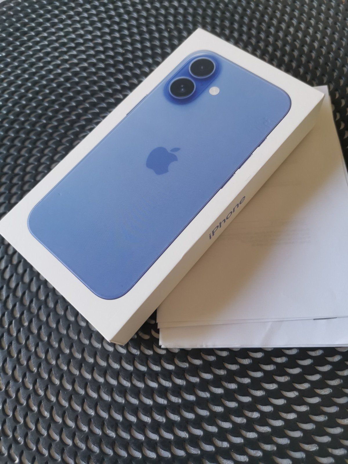 IPhone 16 128GB Blue Ongeopend Nieuw, Ophalen, Nieuw, IPhone 16