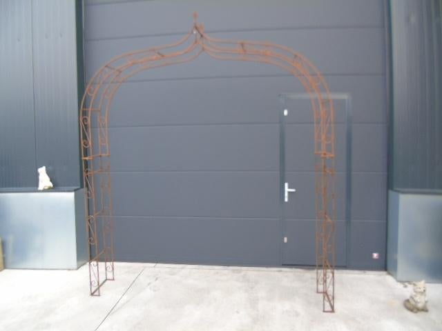 smeedijzeren boog volledige dubbele stang 2m45, Tuin en Terras, Ophalen, Nieuw