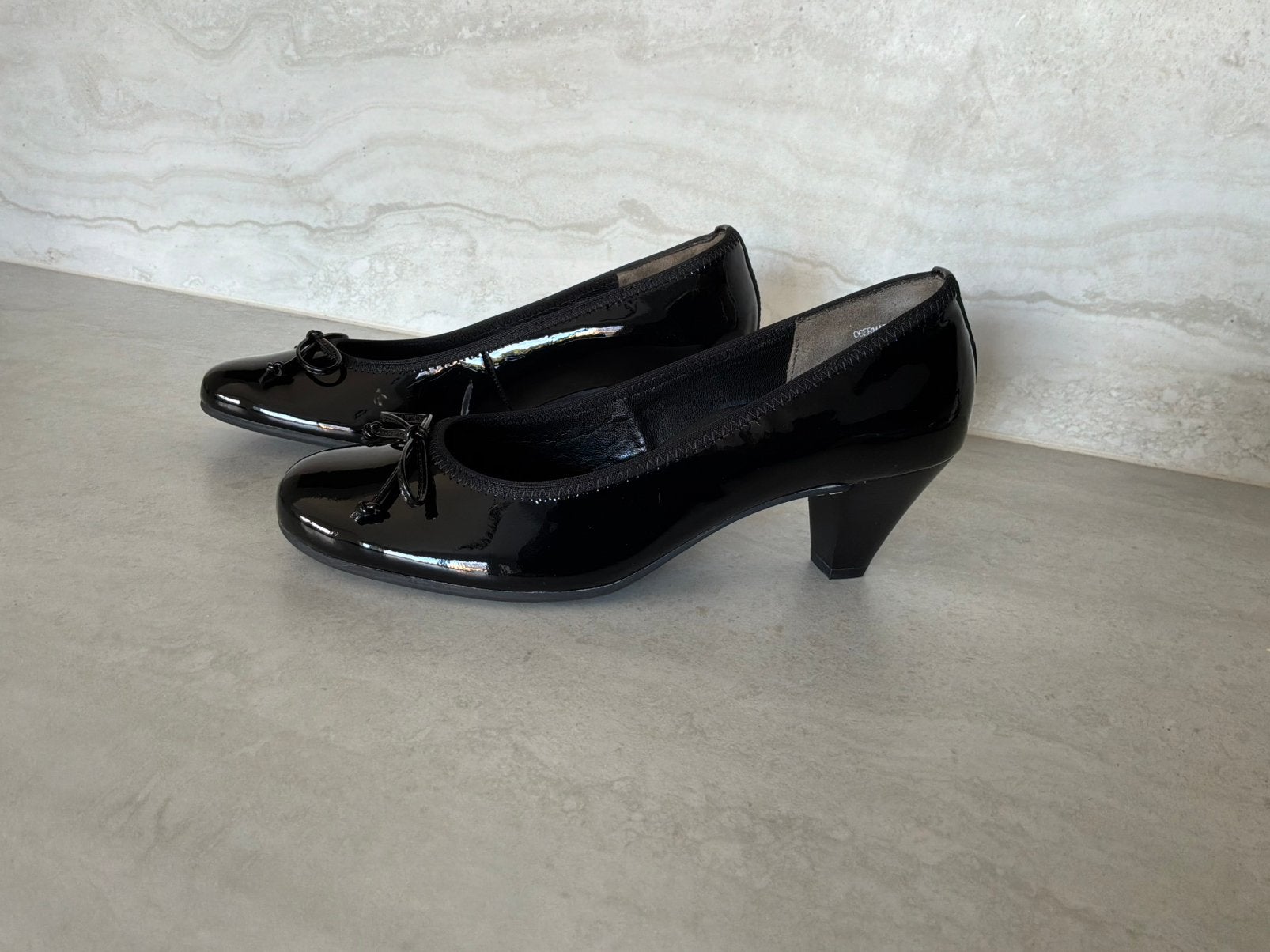 Zwarte lacqué schoenen, merk Paul Green, maat 38, Ophalen, Pumps, Zwart, Zo goed als nieuw