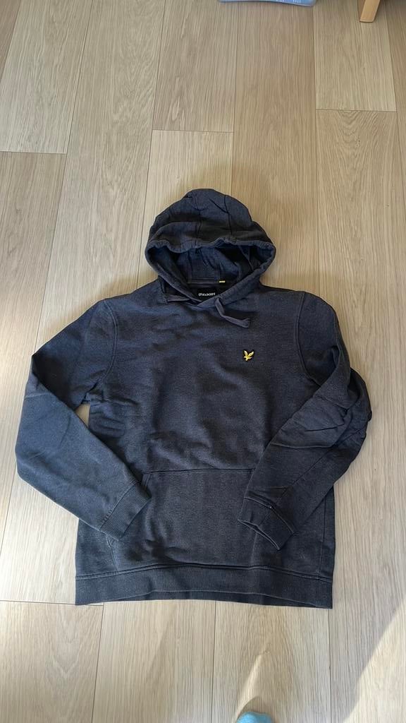 Hoodie donkergrijs Lyle&Scott Mt L, Ophalen, Zo goed als nieuw