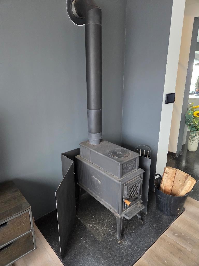 Houtkachel Jotul F 118, Gebruikt, Houtkachel, Ophalen of Verzenden, Vrijstaand