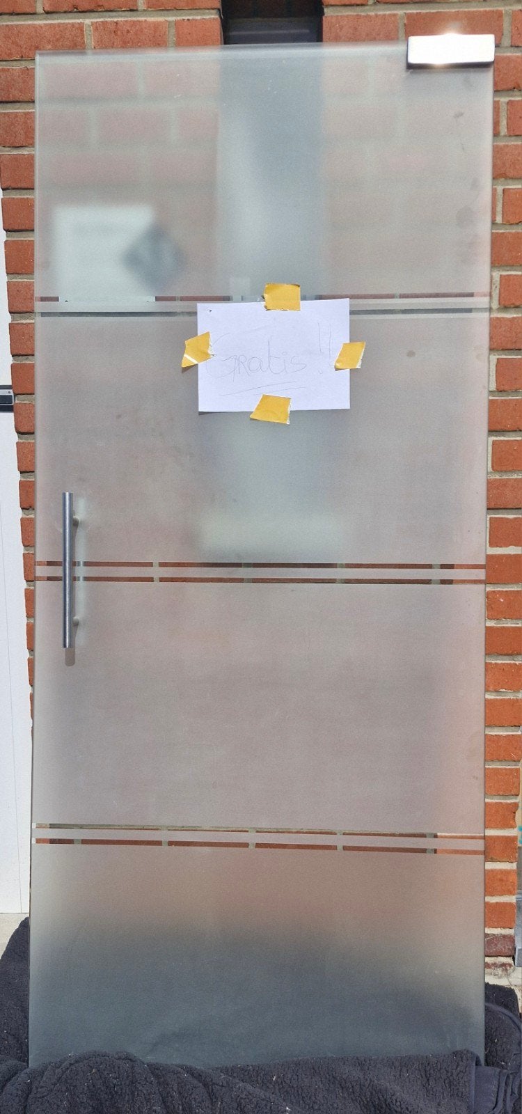 Glazen deur, Doe-het-zelf en Bouw, Ophalen