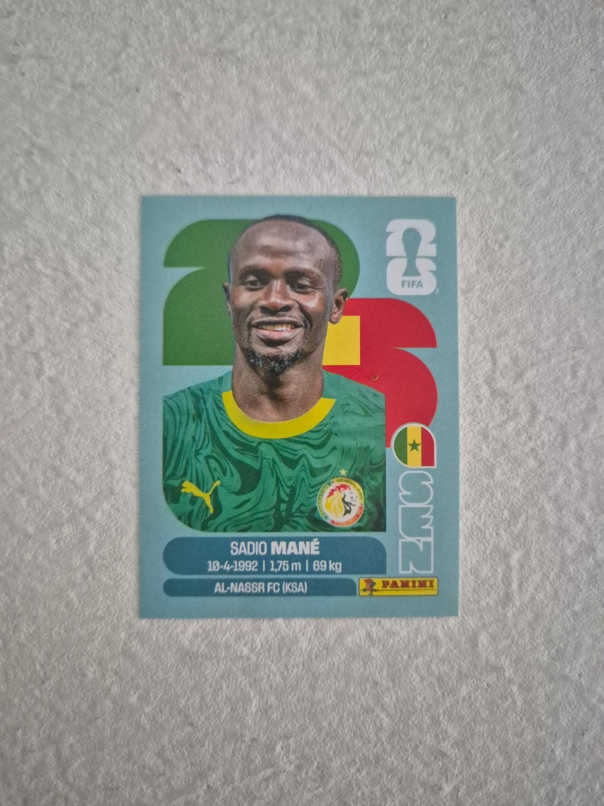 Panini Sadio Mané, Ophalen, Nieuw, Sport