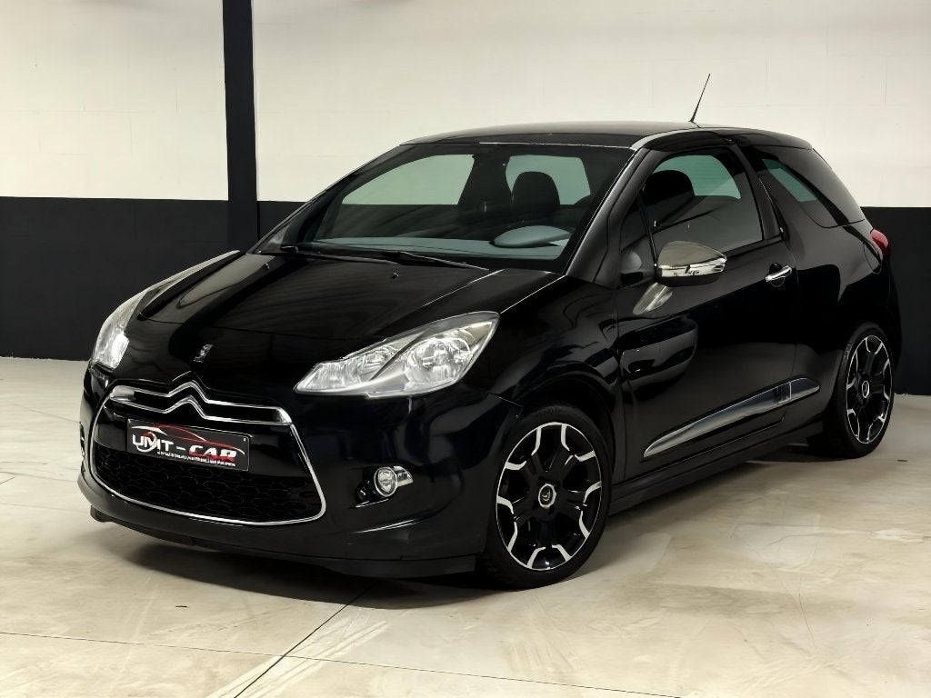 DS 3 1.2i SPORTLINE /LEDER-ALU-AIRCO-TOP STAAT-GEKEURD-LEZ✅, Auto's, Citroën, Voorwielaandrijving, Euro 5, Start-stop-systeem