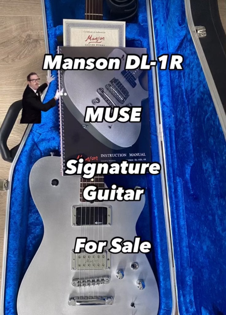 Guitare Manson DL-1 R Signature, Muziek en Instrumenten, Snaarinstrumenten | Gitaren | Elektrisch, Ophalen, Zo goed als nieuw