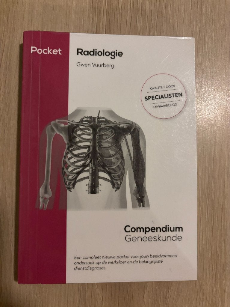 Pocket compendium geneeskunde - radiologie, Boeken, Ophalen, Zo goed als nieuw