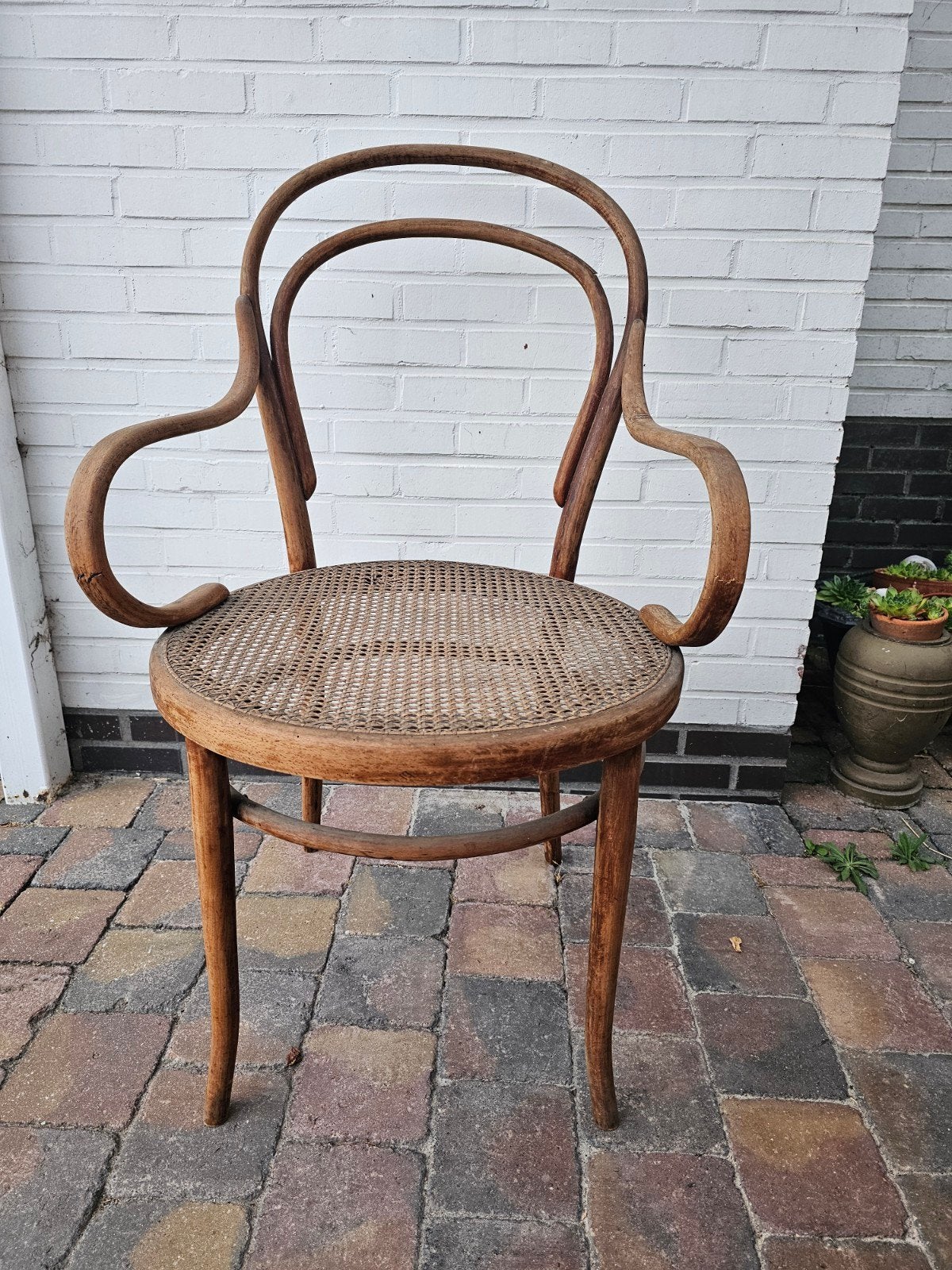 thonet stoel armstoel, Huis en Inrichting, Stoelen, Ophalen