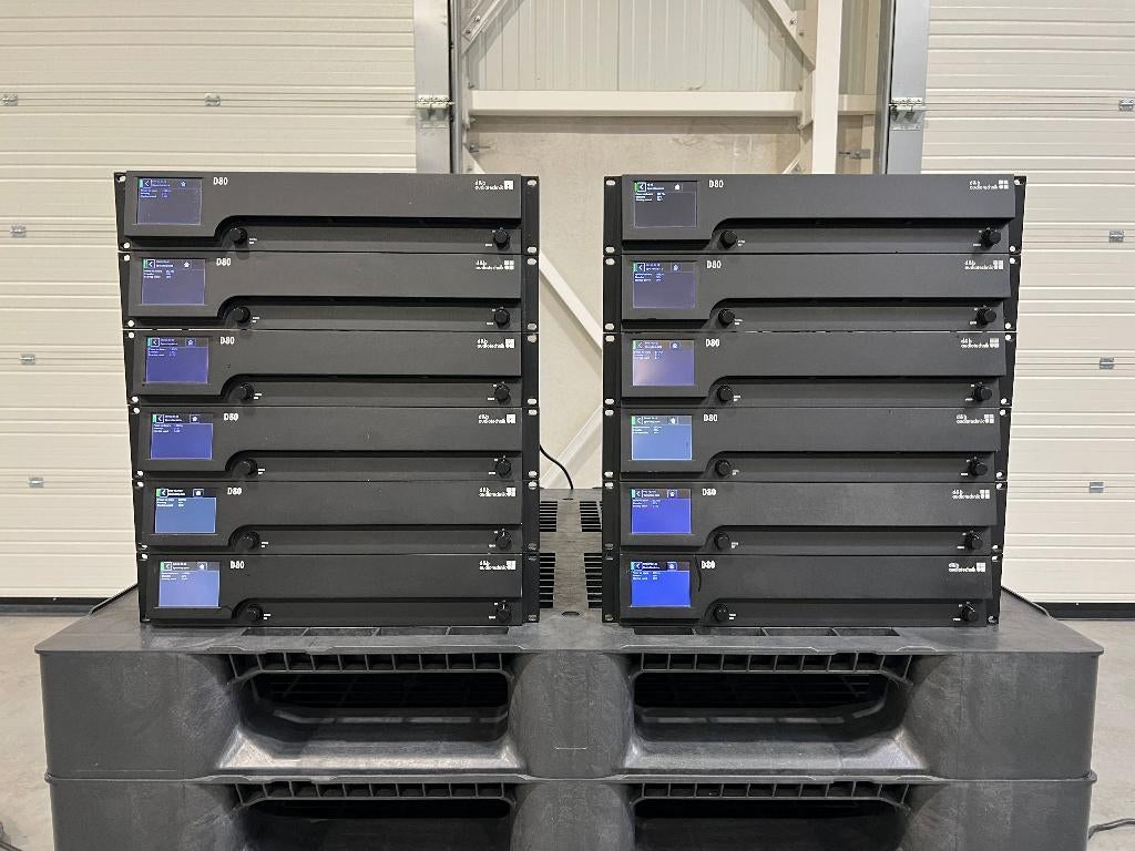 d&b audiotechnik D80 4x4000W/4Ohm (12x), Enlèvement ou Envoi, Utilisé, 120 watts ou plus, Autres marques