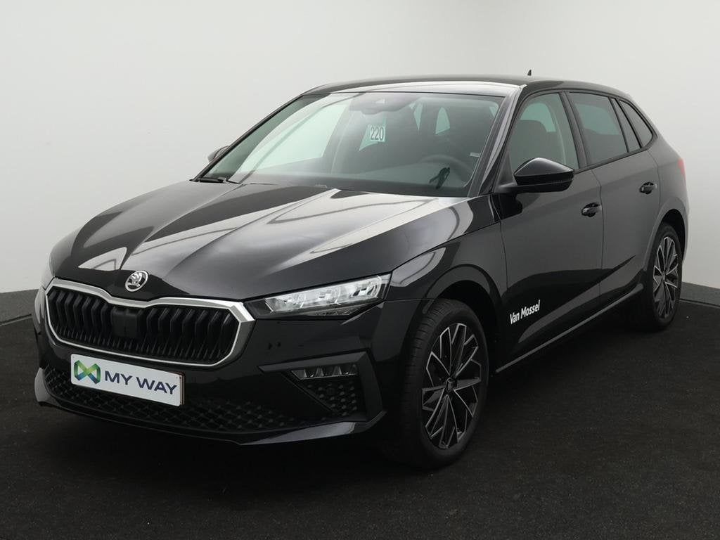 Skoda Scala Scala 1.0 TSI Family, Auto's, Scala, https://public.car-pass.be/vhr/7ecbf193-b396-4069-a98d-80667f9914db, Zwart, Handgeschakeld