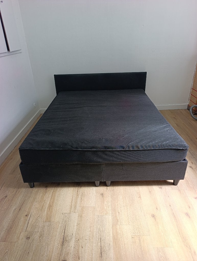 Boxspring 160x200 GRATIS LEVERING €150, Enlèvement, Utilisé, 200 cm, Deux personnes