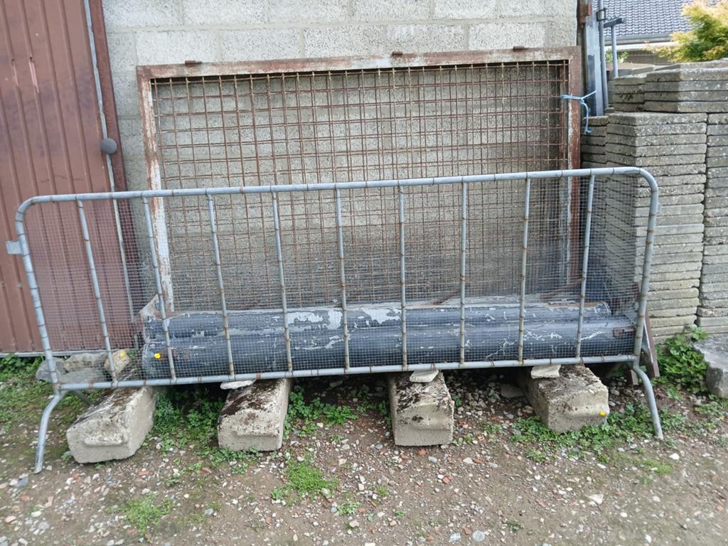 Bouwhekken met bouwvoet/Dranghekken, Tuin en Terras, Tuinhekken en Hekwerk, Ophalen