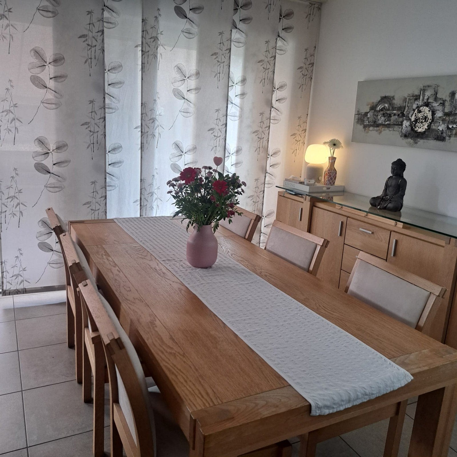 eettafel met 6 bijhorende stoelen, Huis en Inrichting, Ophalen