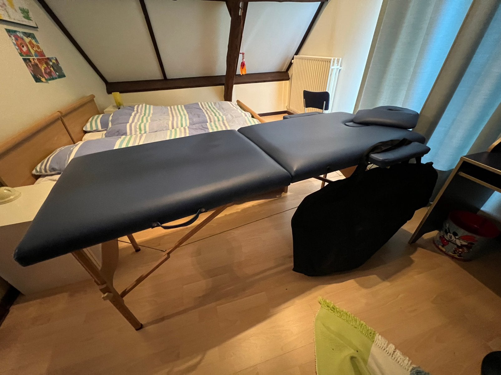 Massagetafel (weinig gebruikt), Sport en Fitness, Ophalen, Zo goed als nieuw, Massagetafel