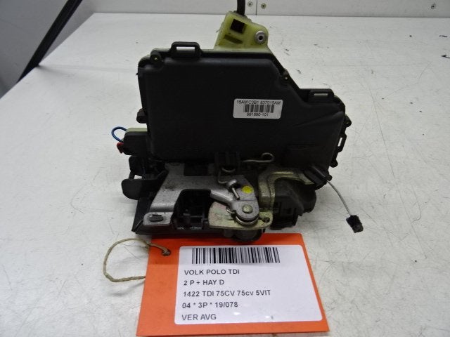 PORTIERSLOT LINKS VOOR Polo IV (9N1 / 2/3) (3B1837015AM), Gebruikt, Volkswagen, Volkswagen AG, Voor