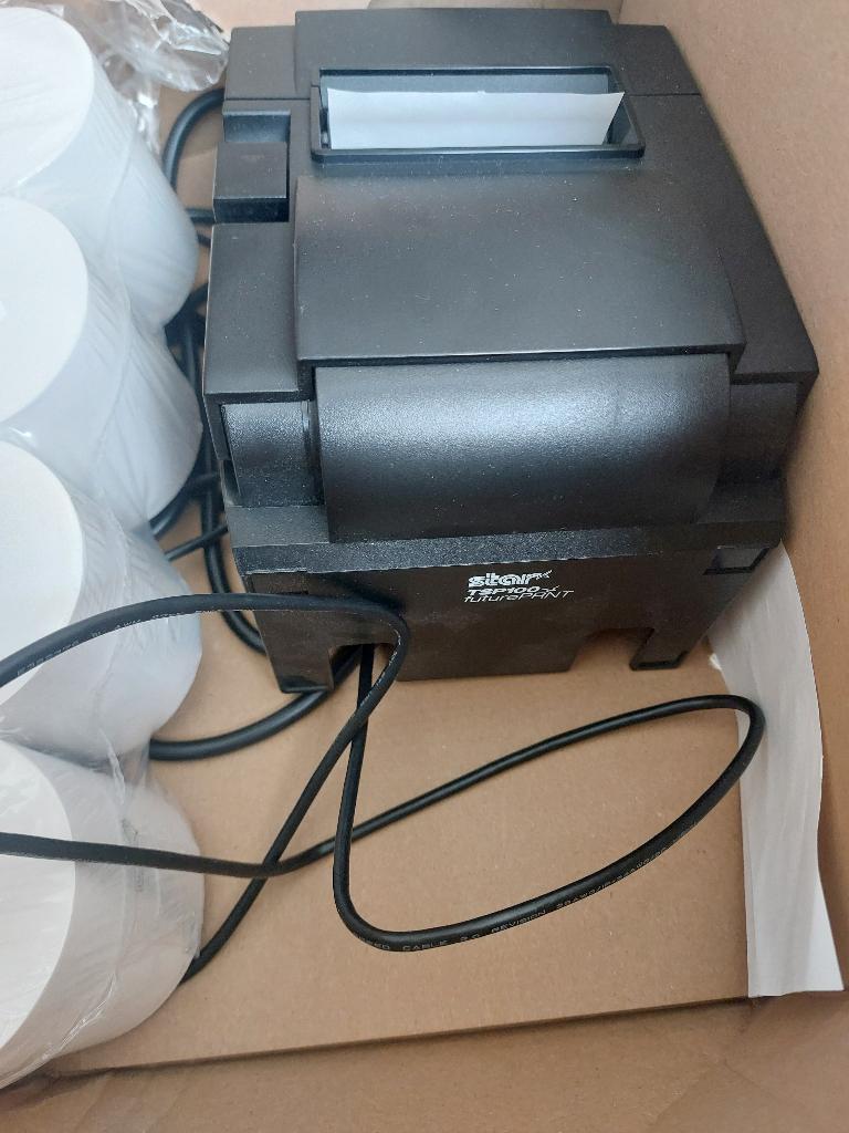 Star TSP143IIu bonprinter zwart, Computers en Software, Printers, Ophalen, Zo goed als nieuw, Printer