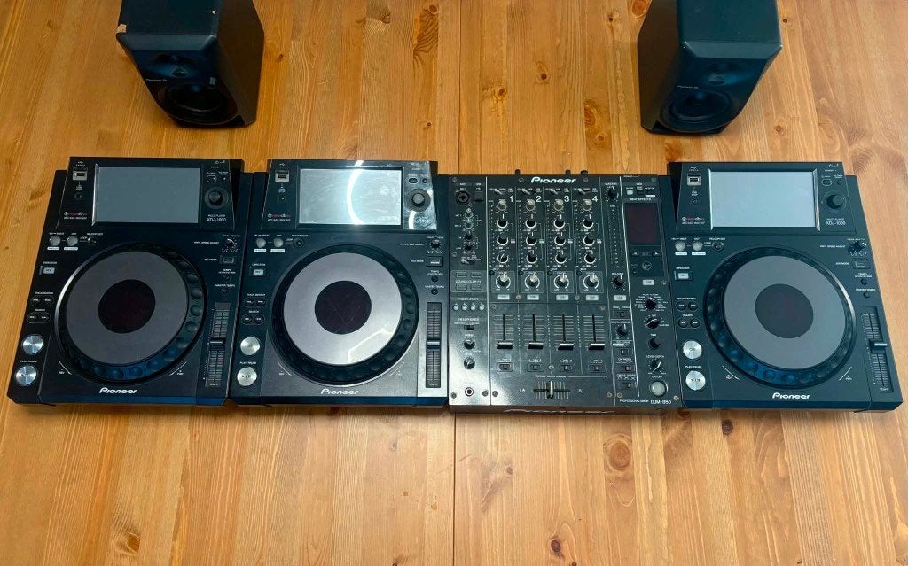 Pioneer DJ SET – 3 XDJ-1000 + DJM-850 + FLYCASE, Muziek en Instrumenten, Dj-sets en Draaitafels, Ophalen, Gebruikt, Dj-set, Pioneer