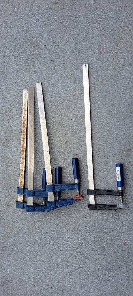 Te koop: lijmklemmen, Bricolage & Construction, Enlèvement, Utilisé, Pince