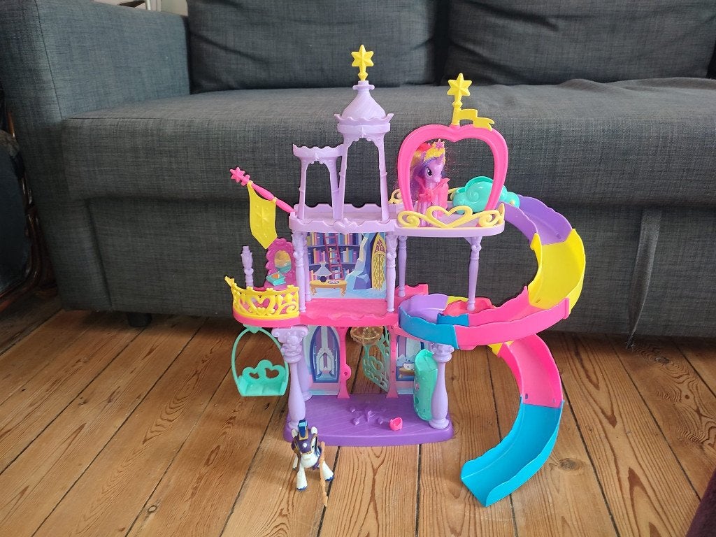 Château My little poney et figurines, Kinderen en Baby's, Ophalen, Gebruikt