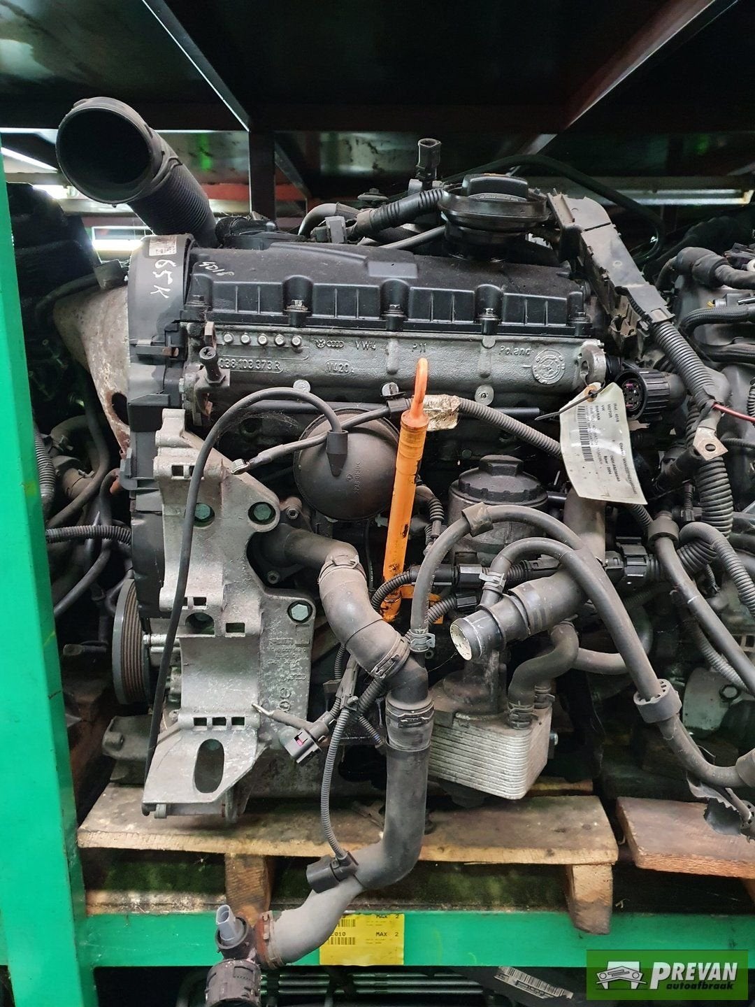 VW Sharan 2004 motor 1.9 TDD 113d km ASZ355363, Gebruikt, -, -, -