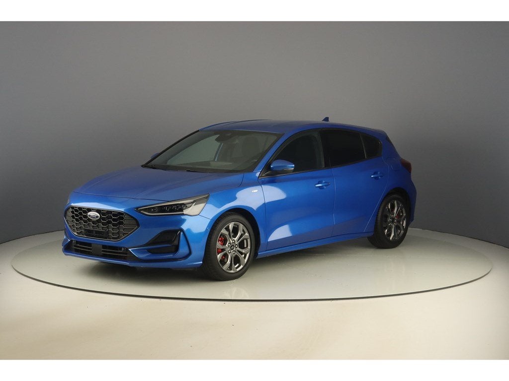 Ford Focus 1.0i MHEV 155pk DCT ST-Line, Autos, Noir, Berline, Automatique, Ordinateur de bord