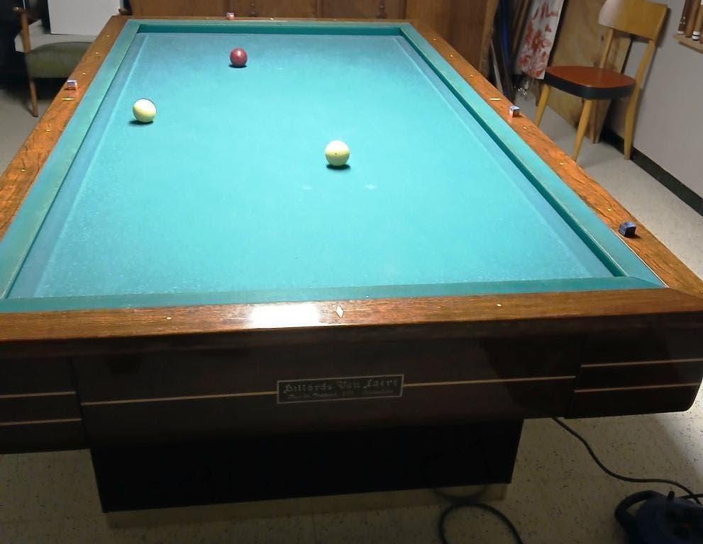 billard à trois bandes, Sports & Fitness, Billards & Billards américains, Utilisé, Table de billard, Table de billard, Enlèvement
